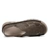 Men's Leather Sandals Durable Handmade Stitching Shoes Close Toe Non Slip Shoes For Indoor Outdoor Beach