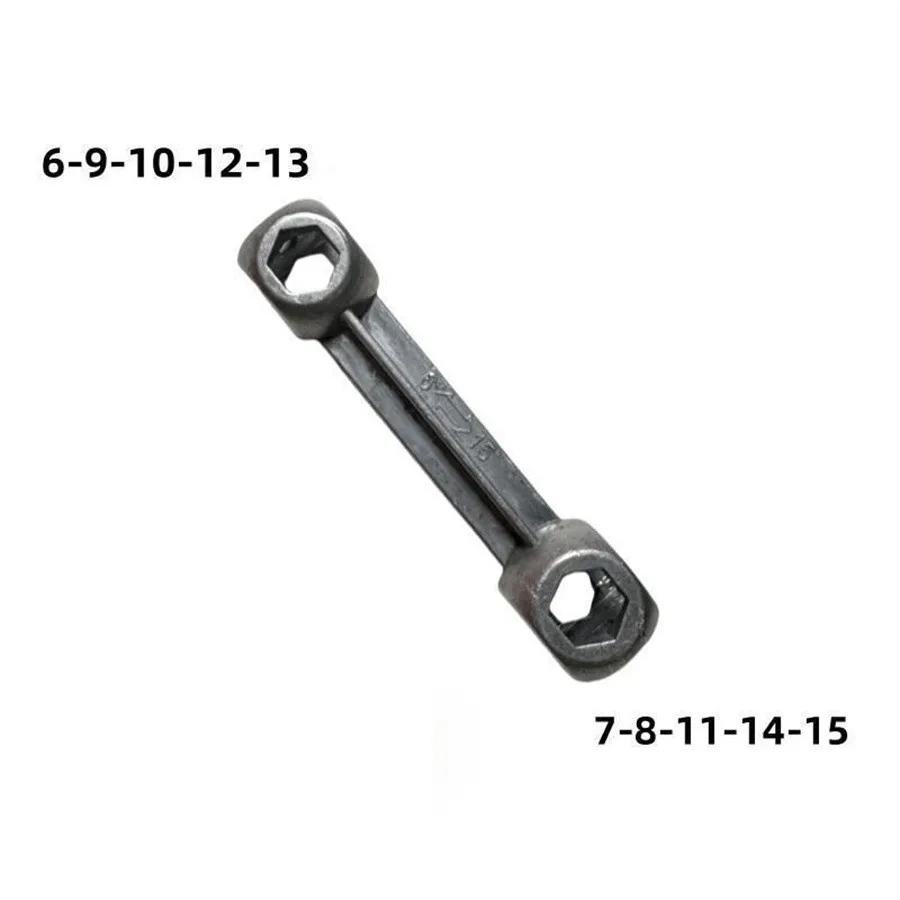 1 Pcs Multi Functional Bone Wrench, Hexagonal Screw Tool, Portable Ten In One Bicycle Hexagonal Socket Small Wrench