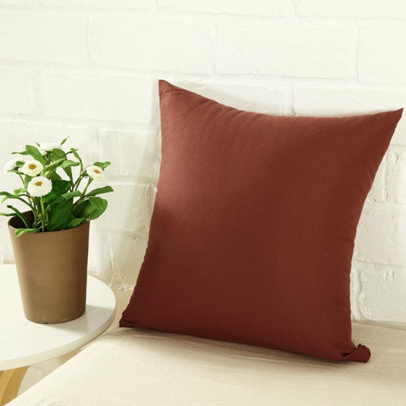 Наволочка ярких цветов, однотонная полиэстеровая наволочка, декоративная наволочка 7