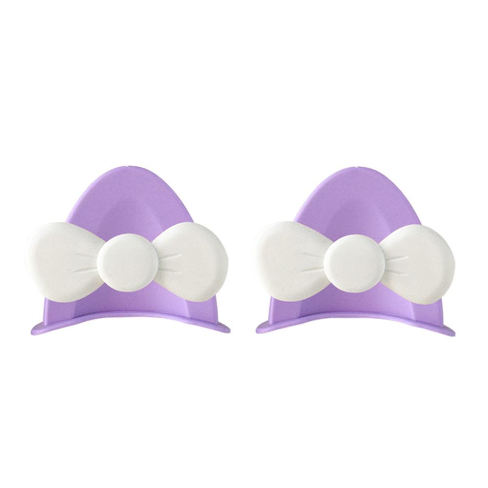 2Pcs Cute Motorcycle Helmet Bear‘s ’Ears with Bow Motocross Electric Bike Helmet and Car Steering Wheel Decroation Accessories Driving Styling