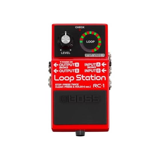BOSS Loop Station RC-1 Лупер Компактная педаль Простое управление Практика/Композиция/Исполнение Луп-станция Компактный эффект