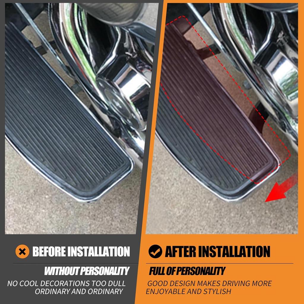 1.25" Driver Floorboard Extensions Floorboard Extenders Spacer Fit for Harley Touring Electra Glide Road Glide Road King Street Glide 2009-2025 FL