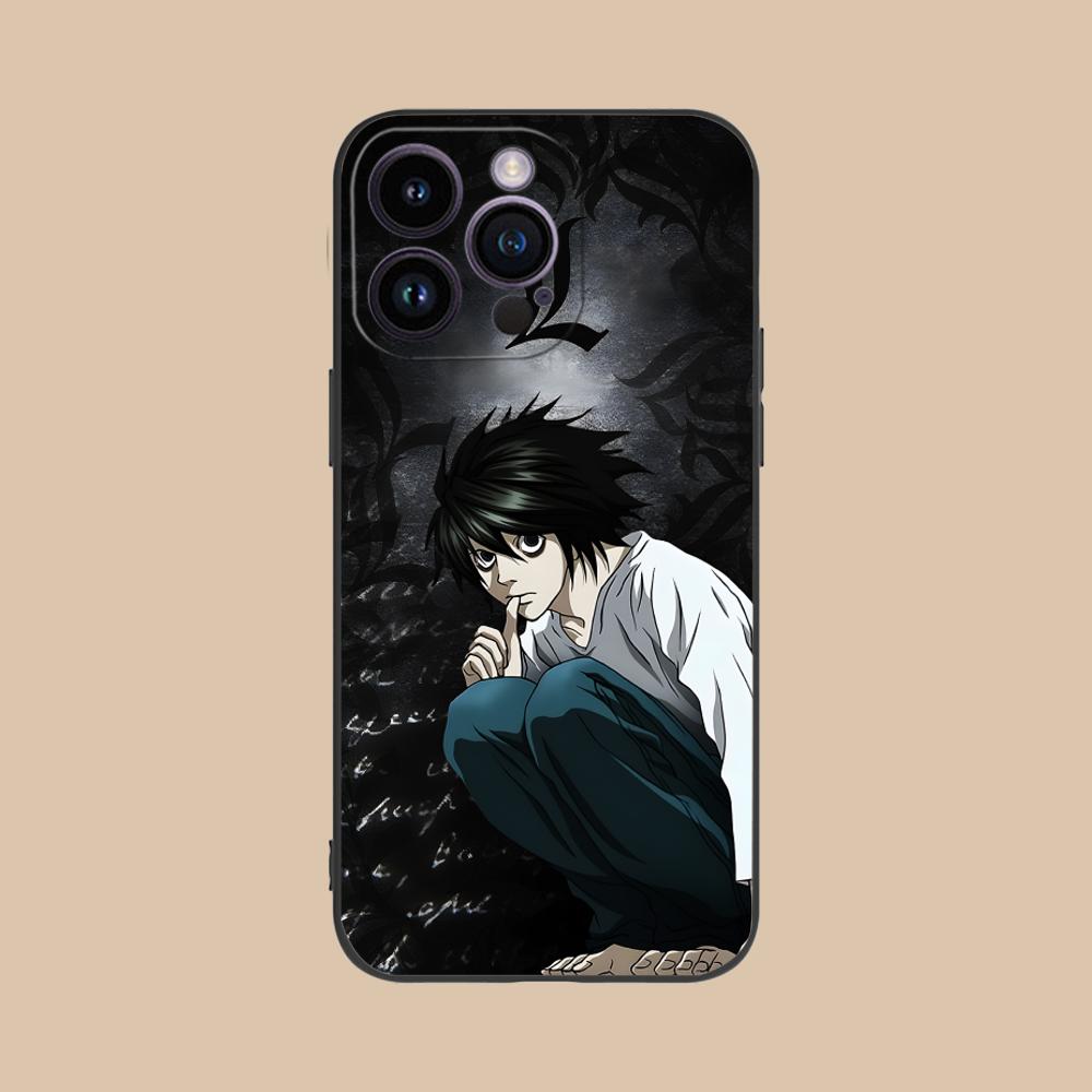 

Death Note L Lawliet Mobile Phone Case for iPhone 17 16 15 14 13 12 11 X XR XS 8 7 Air Pro Max Plus Mini Colorful Cover Cover iPhone 7 Plus