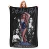 Shakira Tour 2025 Fleece-Kuscheldecken Decken für das Homeoffice Super Warm Bettüberwurf