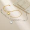 Cazador Sea Shell Double Chains Bracelets for Women Stainless Steel Summer Beach Holiday Jewelry Hand Bracelet Trend 2026 New