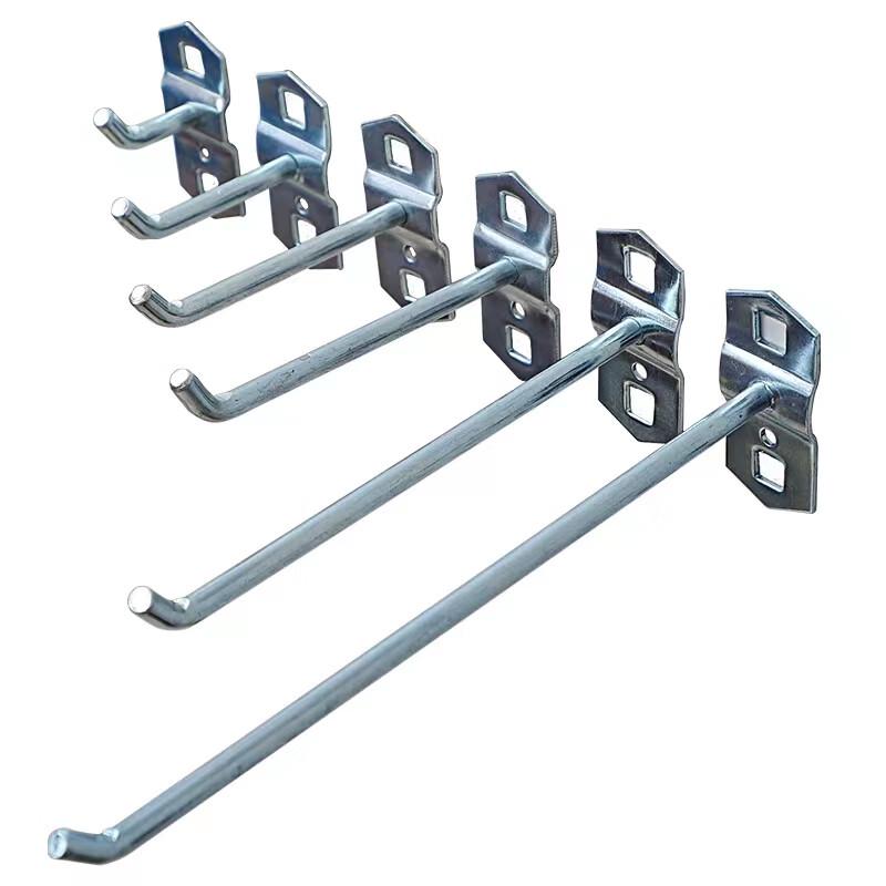 Pegboard Single Slanted Display Hooks