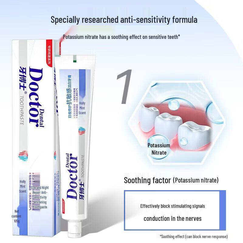 Dr. Tooth Day & Night Repair Anti-Sensitivity Whitening Toothpaste