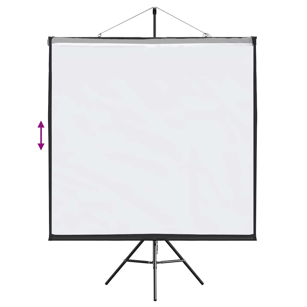 Projection Screen with Tripod 67 Inch 1:1 Aspect Ratio