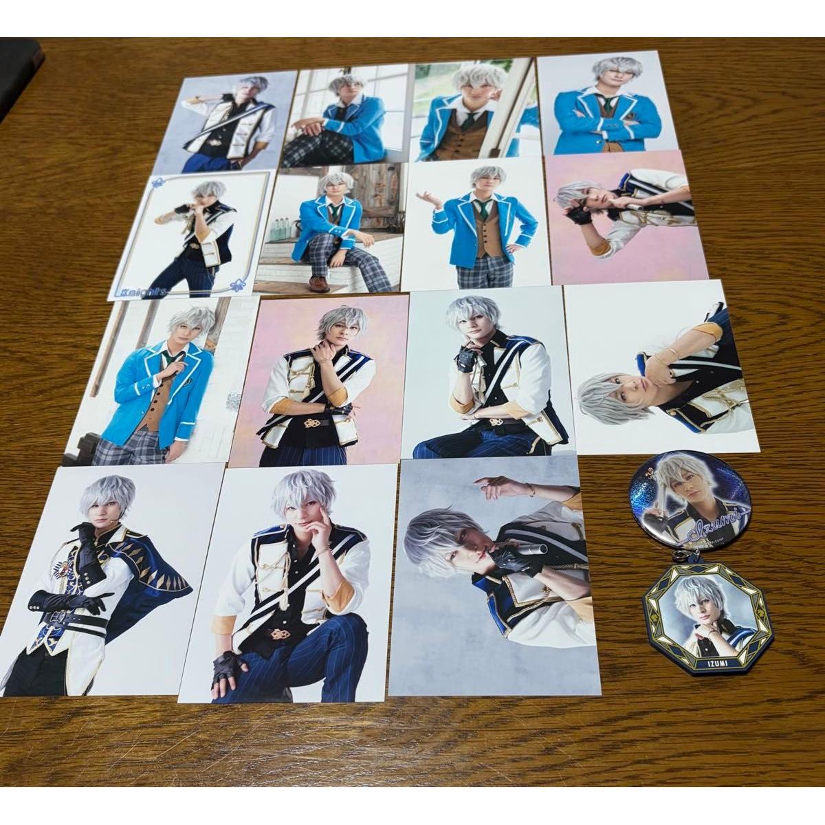 Used Anste Izumi Shota Takasaki Bromide Bonus Can Badge