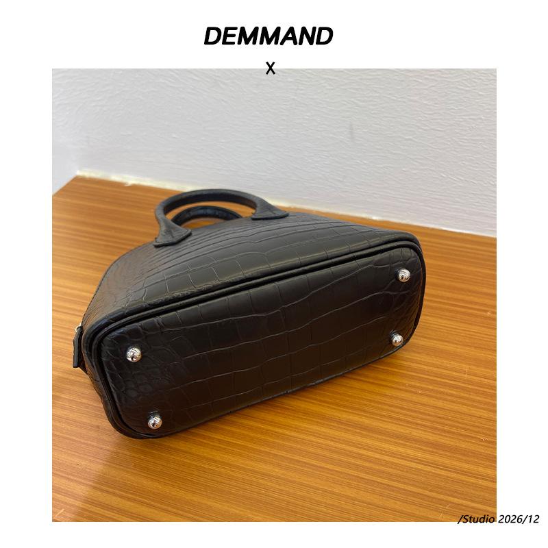 Spring new women's bag cowhide alligator pattern leather mini mini shell bag messenger bag portable women's bag