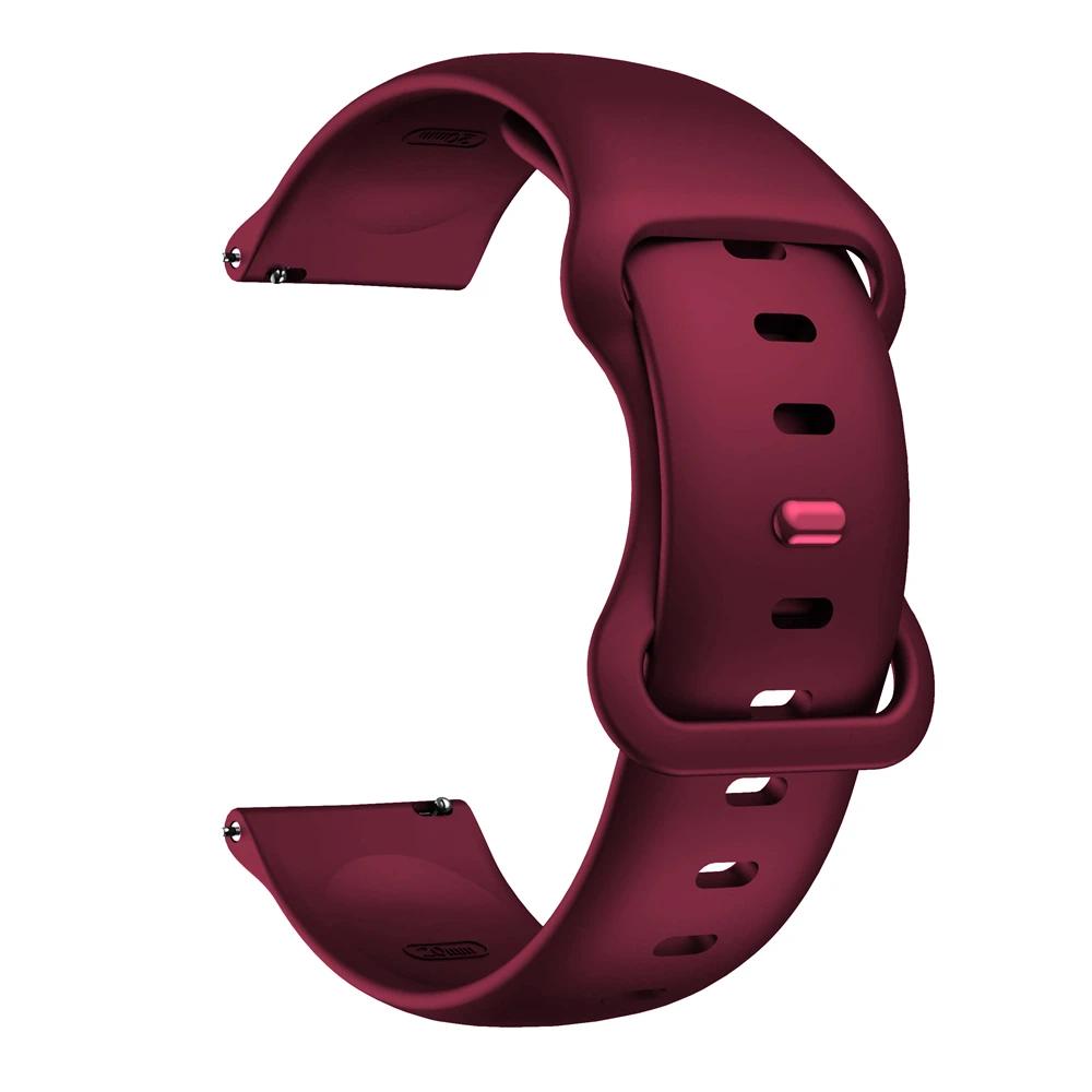 רצועת סיליקון ספורטיבית 20 מ"מ 22 מ"מ עבור Garmin Band Vivoactive 5 Venu 3 2 Sq Plus צמיד Forerunner 265 255 245 165 645 רצועת מוזיקה