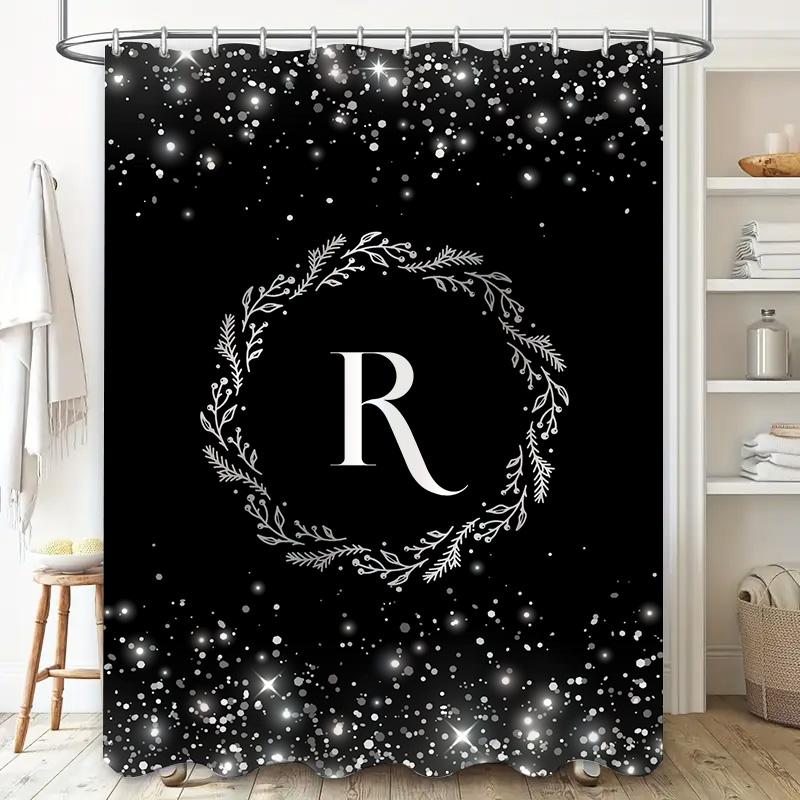 Vintage Pattern Shower Curtain Waterproof Home Decoration Bathroom Accessories Red Floral Print 3D Printed Fabric Shower Curtain