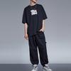 Li Ning X Star Wars Collaboration Printed Crew Neck Pullover Short Sleeve T-Shirt Men Tops Black AHSR407-4