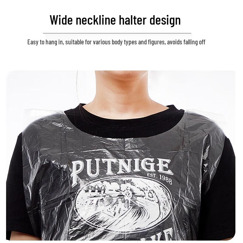 YOUAO Disposable Aprons (100-Pack)