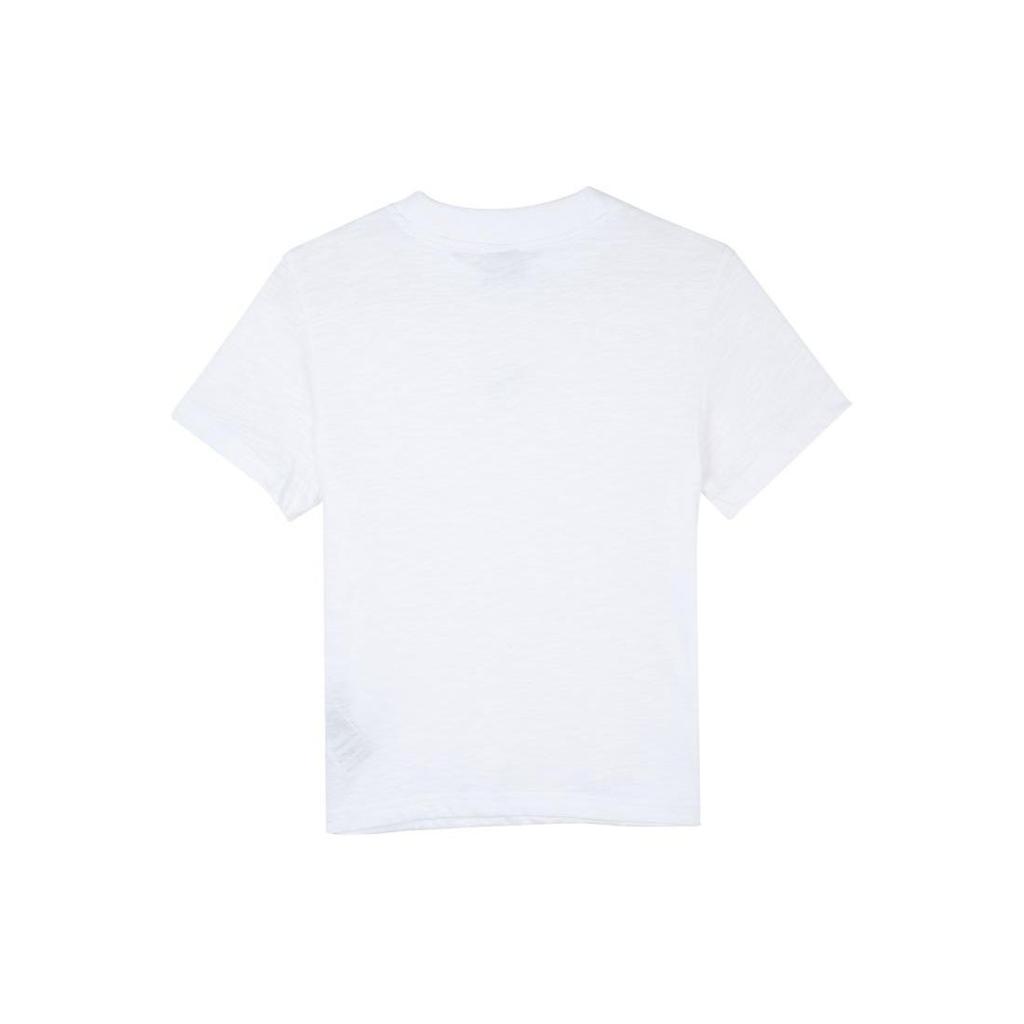 Puma Dare To Tee Logo Pattern Casual Sports Slim Fit Crew Neck Short Sleeve T-Shirt Women Tops White 628241-02