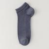 Men's Anti-odor and Sweat-absorbing Thin Cotton Socks, Boat Socks, Men's Shallow Mouth Invisible Solid Color Non-odor Foot Short Socks, Summer