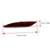 Car Rear Bumper Reflector Brake Light Turn Signal Fog Lamp Parts For Hyundai Sonata 8 2010 2011 2012 2013 2014 2015