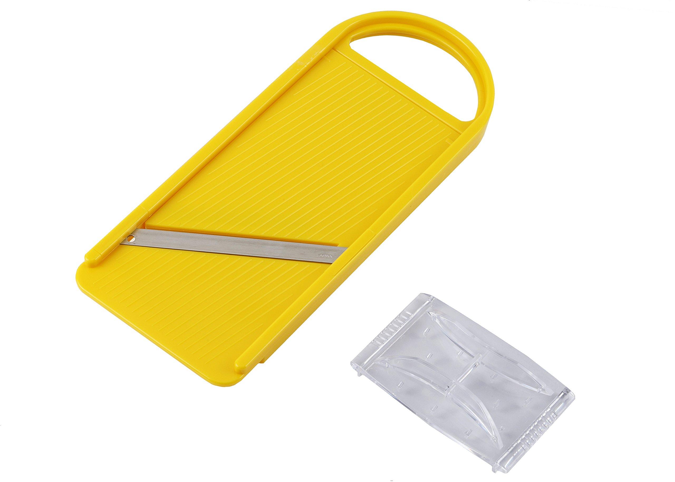 

DELISH KITCHEN Pearl Metal Slicer 22cm x x Thickness Adjustable Cutter, Yellow, 8.5cm 2cm, Slicer, CC-1269