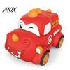 Press And Sound Car Toy Baby Cartoon Pull Back Toy, Squeaky Dinosaur Bear Rabbit and Soft Silicone Vehicle Gift for Toddlers Boys Girls