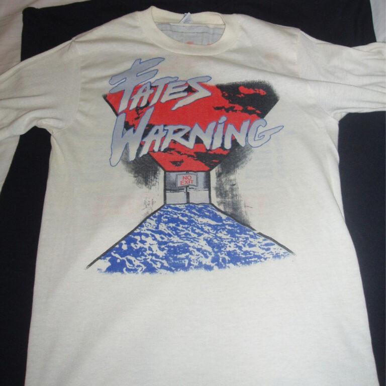 Fates Warning - No Exit Tour Heavy Metal Tee Full Size Range Unisex S