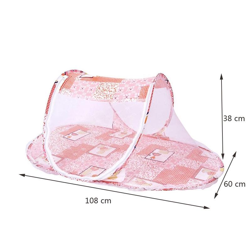 Summer Breathable Baby Crib Mosquito Net Foldable Home Baby Cot Mosquito Net Encrypted Gauze Newborn Bed Mosquito Nets Cartoon
