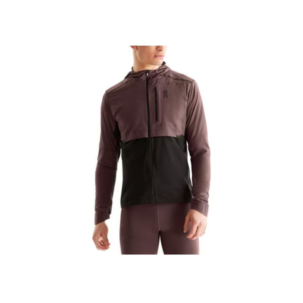 On Weather Running Windproof Waterproof Breathable Jacket Men Jacket Purple Black 104.01319