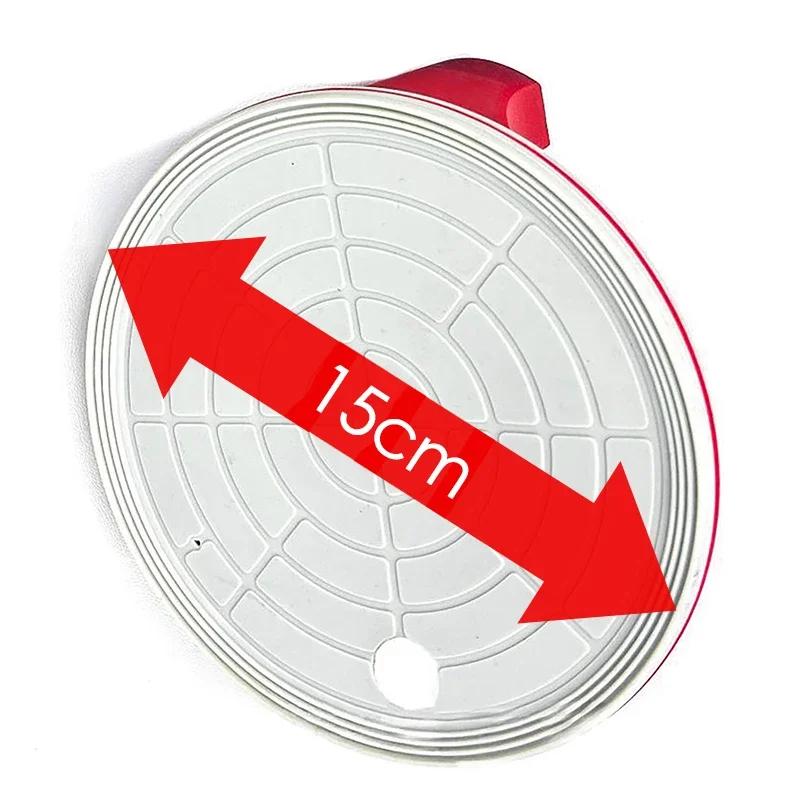 6in 120KG Load Electric Vacuum Suction Cup with Pressure Gauge Heavy Duty Vacuum Lifter for Granite Tile Glass Storage Box Pack