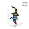 Colorful Resin Crocodile Ornament for Living Room or Office Decor
