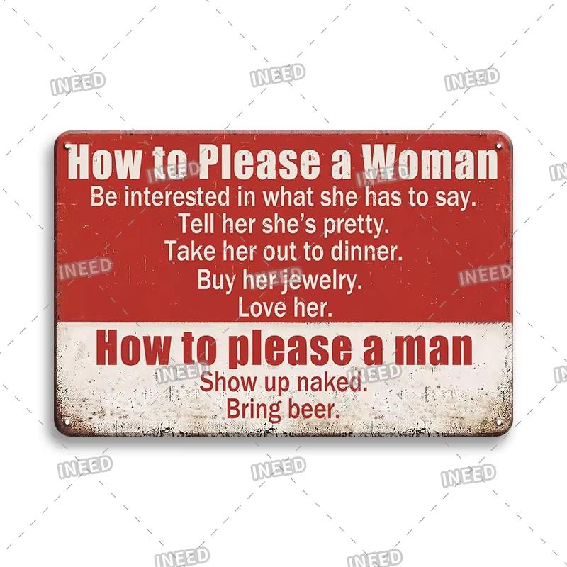 Pc Funny Man Cave Garage Sign Do You Have Tight Nuts or Rusty Tools Vintage Metal Sign for Home and Garage Wall Decor