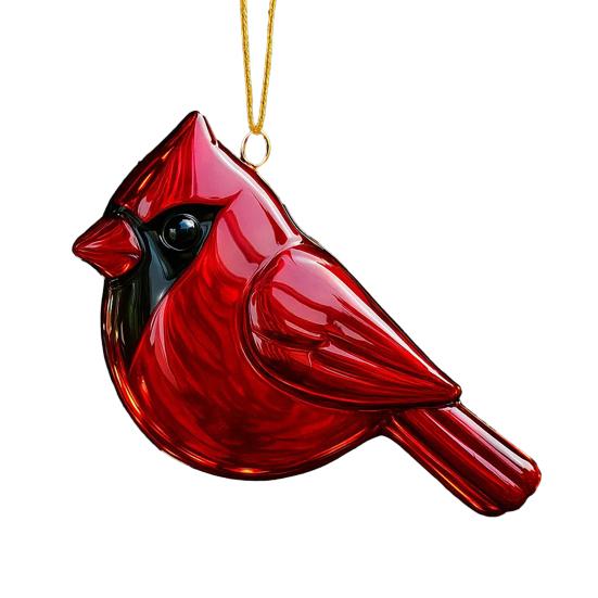 Ozdoba ptáčků z taveného skla Akrylový kolibřík Sova Sojka modrá Ledňáček Sýkorka Vánoční ozdoba na výzdobu vánočního stromku