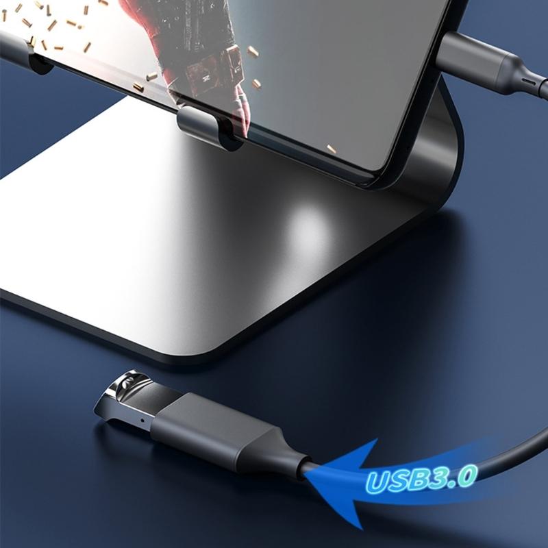 USB C To USB3.0 Adapter Cable Fast Speed Type C Male To USB3.0 Female OTG Converter for Phones Computers and More