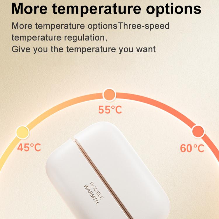 Portable 2-in-1 Magnetic Rechargeable Hand Warmer Electric Hand Warmer Compact Pocket Heater Ergonomic Outdoor Tech Gift