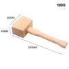 245mm Wooden T Tool Beechwood Woodworking Hammer Anti Mini for DIY