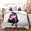 Natanael Cano Bedding Set Single Twin Full Queen King Size Bed Set Adult Kid Bedroom Duvetcover Sets Print Anime Bed Sheet Set