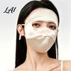 Outdoor Sports Face Guard Silk Full Mask for Women Breathable UV Protection Sun Shield Protective Veil Hiking with Adjustable Straps Running