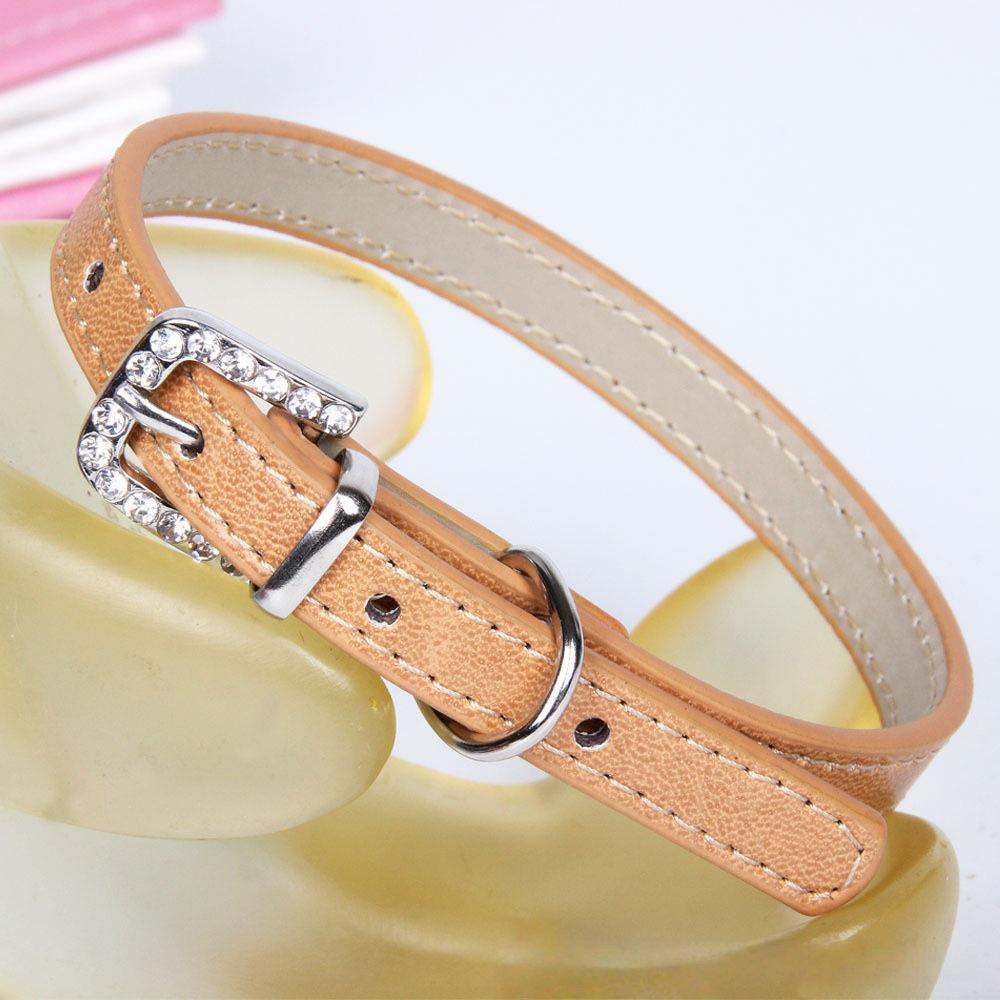 Curated Cat & Dog PU Leather Hanging Neck Collar & Leash - European & American Style