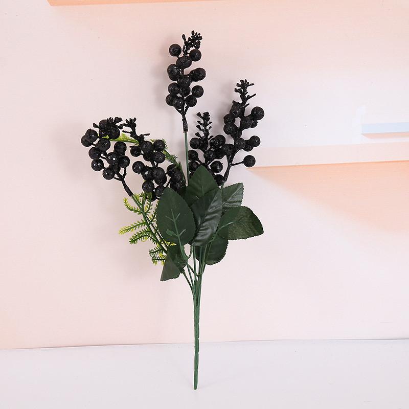 Decorative Flower Christmas Bundle With Christmas Berry For Festive Display Home