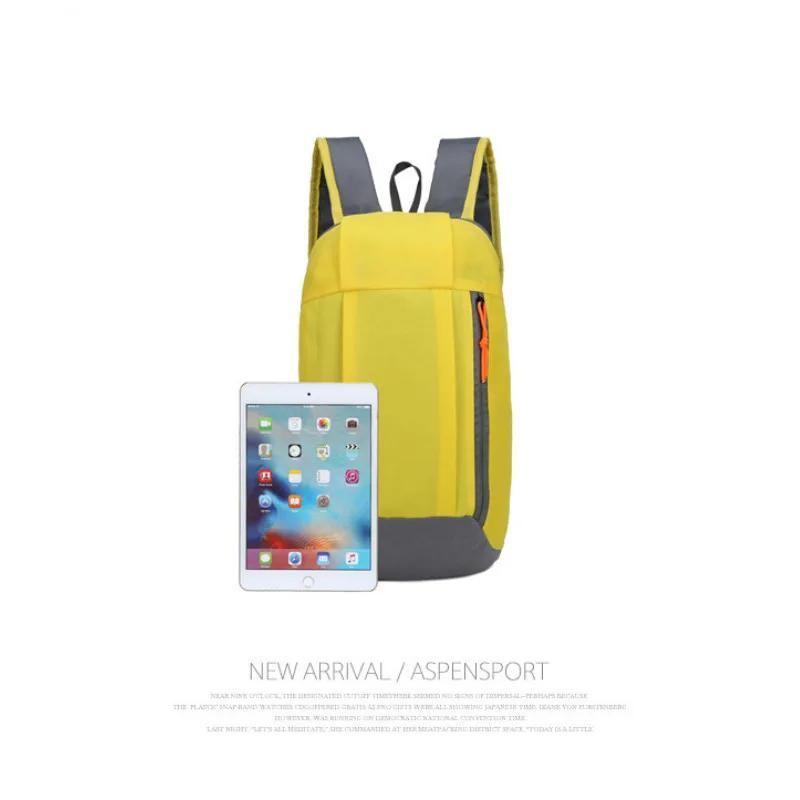 10L Outdoor Sports Light Weight Waterproof Backpack Travel Hiking Bag Zipper Adjustable Belt Camping Knapsack Men Women Child