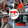 16Pcs Car Detailing Electric Drill Brush Wheels Engine Internal Long Handle Car Electric Dril Brush Tire Wheel Rim Cleaning