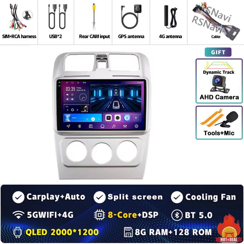 9" Android 14 Carplay Car Radio for CHANGAN CX30 2011 - 2012 Multimedia Video Player Navigation GPS Stereo 2Din DVD WIFI+4G Auto