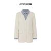 JOY SPEAKER Women's Faux Two-Piece Commuter Blazer