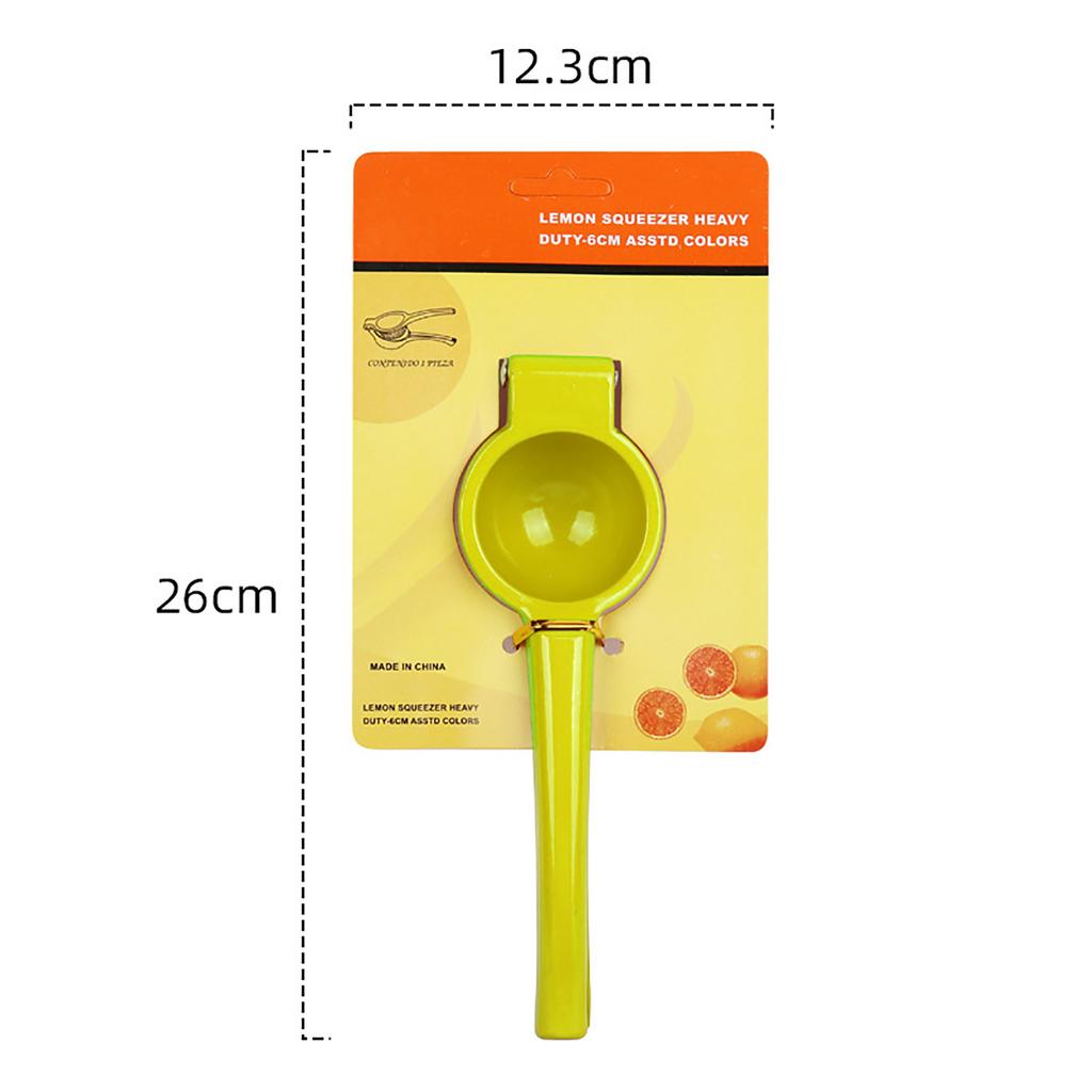 Lemon Squeezer Labor Saving Easy Operate Aluminum Alloy Manual Press Squeezer for Fruit Yellow