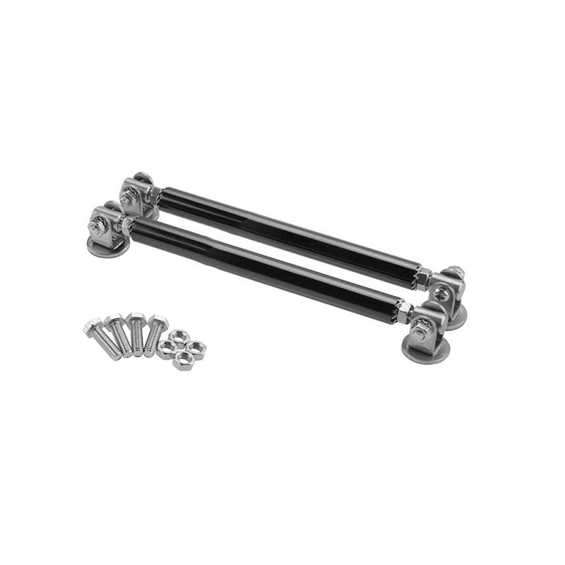 1 Pereche Tije Divizoare Universale pentru Mașină Kit Tije de Legătură Reglabile Racing pentru Suport Lip Bara de Protecție Față Spate 75/100/150/200mm