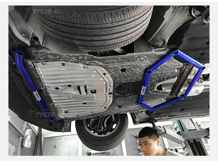 Compatible Sway Bar Chassis Strengthening Parts for 8th–11th Gen Civic, with Specific Compatibility for 10th Gen Models.