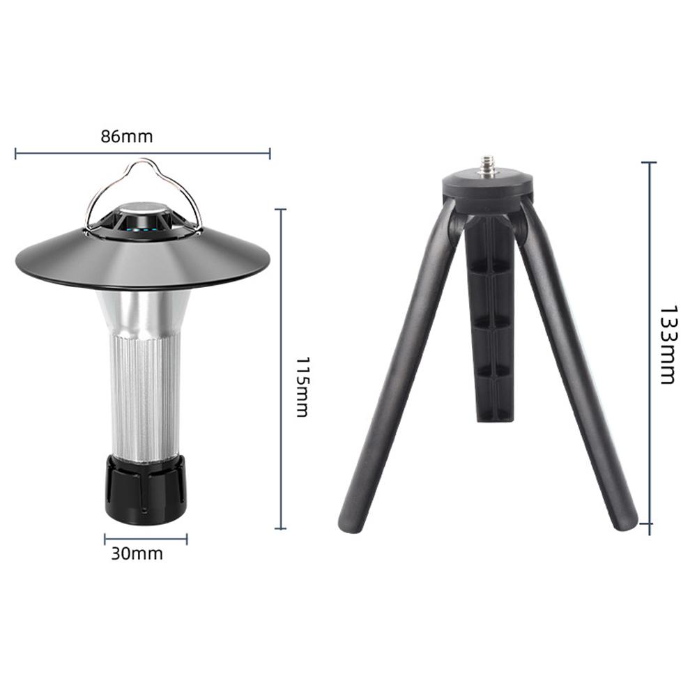 Torcia elettrica ricaricabile USB Lampada da campeggio impermeabile Luce da lavoro magnetica con treppiede per