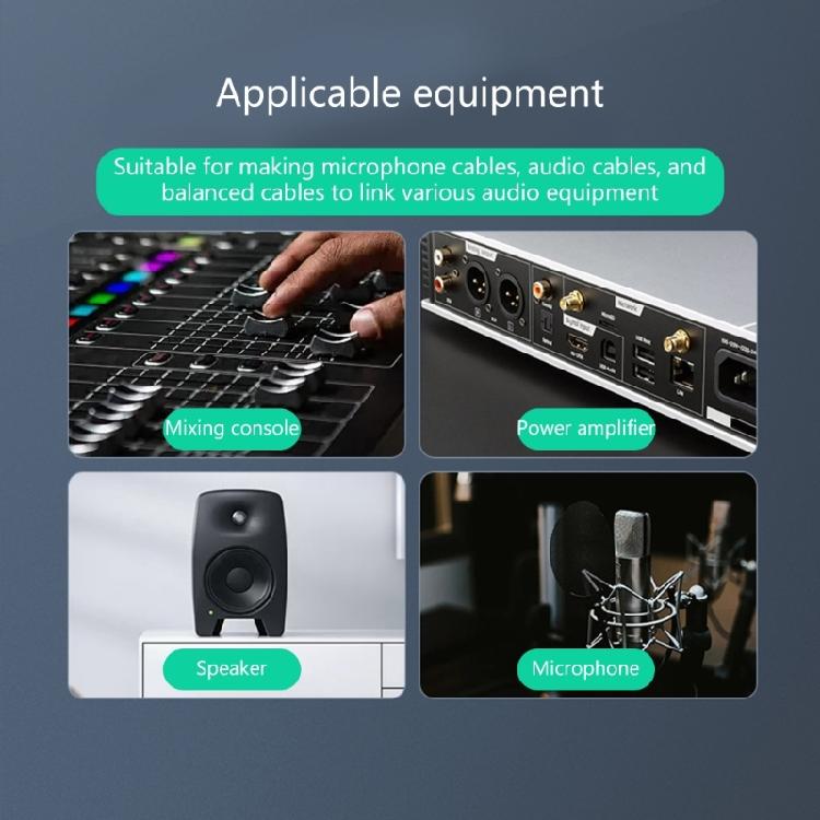 3.5mm Male To 3Pin Female Auditory Cable For Connecting Smartphones Tablets To Mixers Speakers