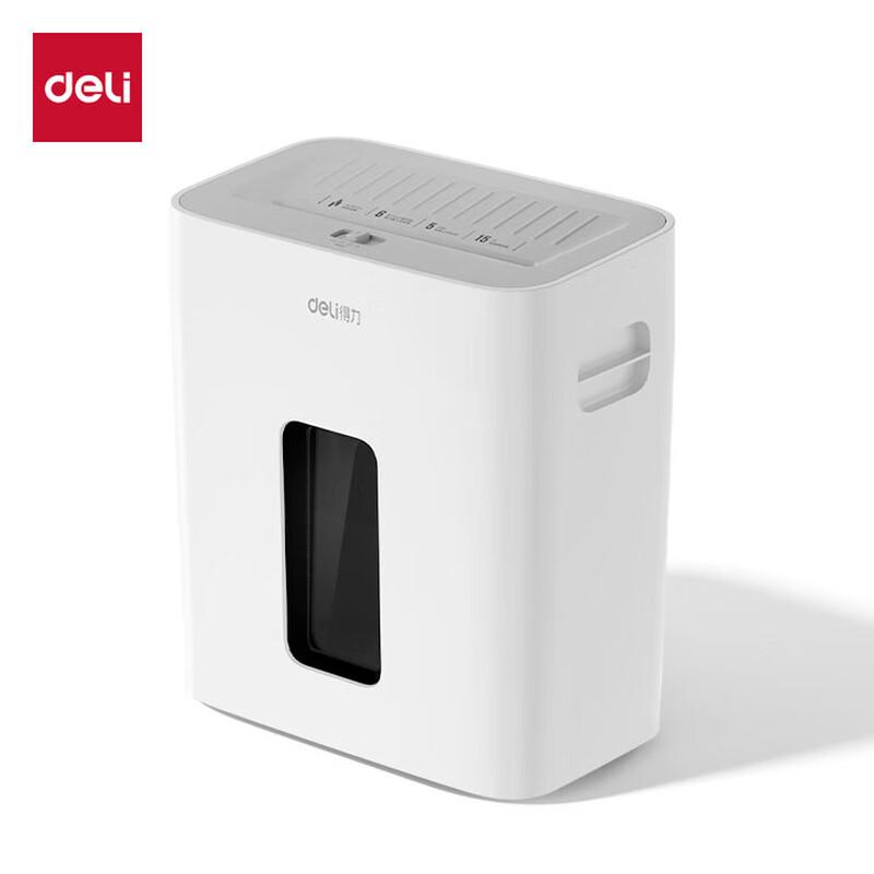 Deli GA230 P-4 Micro-Cut Paper Shredder 6-Sheet 15L CN plug (adapter included)