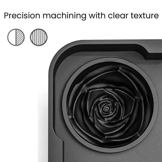 Silicone Ice Cube Mold Tray 3D Rose Flower Shape Ice Chocolate Pudding Candy Mold Non-Stick Food Grade Beverage Mold