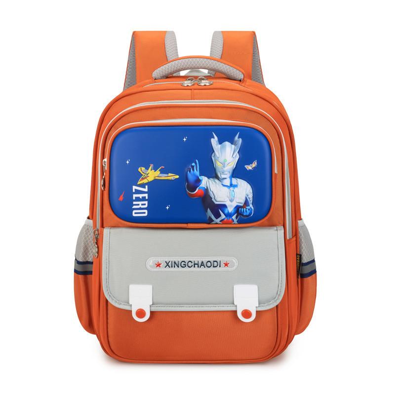 Adorable Patterned Cartoon School Bag For Kids Spine Protection And Large Capacity Suitable For Boys And Girls