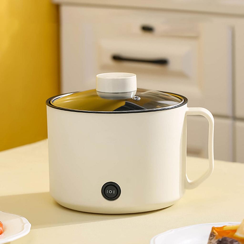 Multifunctional Cooking Pot Small Mini Electric Rapid Noodle Cooker for Student Dormitories Personal Use CN